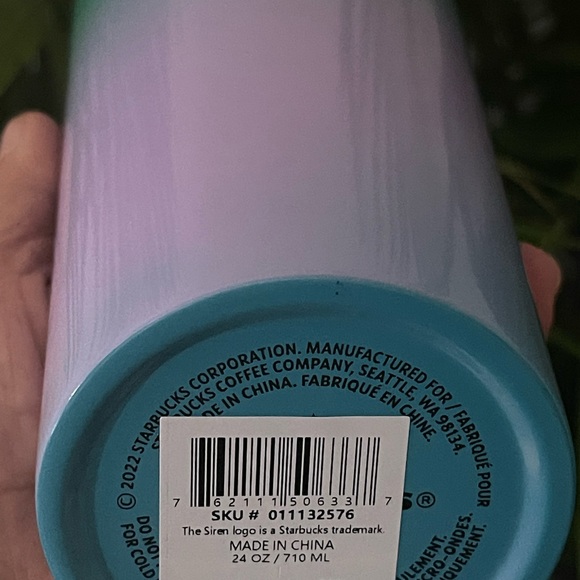 ✨NEW Starbucks 2022 Summer🍋🍈Lime Prism Spray Ombre Stainless Steel Tumbler - Picture 9 of 9